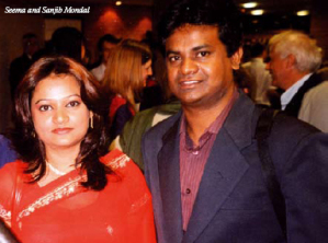 Seema and Sanjib Mondal