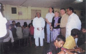 Republic Day: Caroline, Norman and Paul join the boys for a Fellowship Breakfast