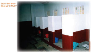 Smart new toilet block at 