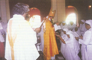 Sikha and Sipra take First Vows in the Christa Sevika Sangha