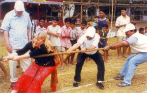 Annual Sports Meet: Tug-of-War for visitors and staff