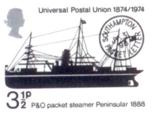 P&O stamp