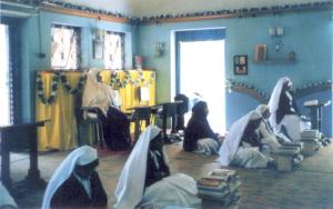 C.S.S. Sisters in Chapel (Mother Susila seated on left)